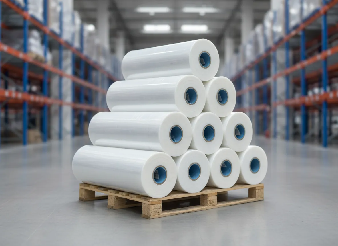 Bobinas de filme stretch industriais